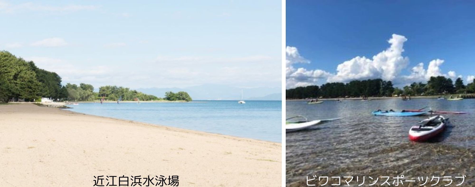 琵琶湖が見える土地